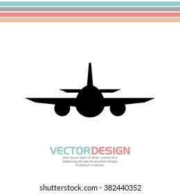 airplane icon design 
