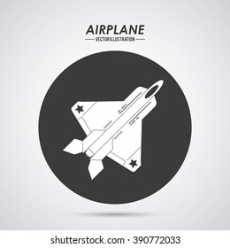 Airplane icon design