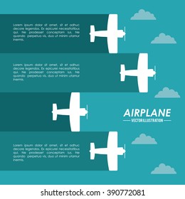 Airplane icon design