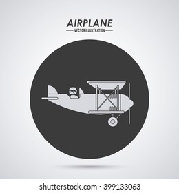 Airplane icon design