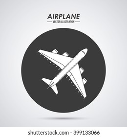 Airplane icon design