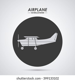 Airplane icon design