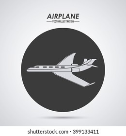 Airplane icon design