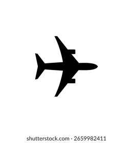 Ilustración vectorial de logotipo de diseño de icono de avión