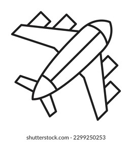 Airplane Icon Design For Personl And Commercial Use