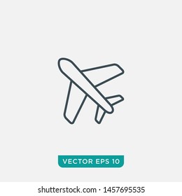 Airplane Icon Design, Vector EPS10