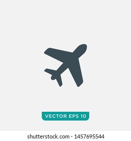 Airplane Icon Design, Vector EPS10