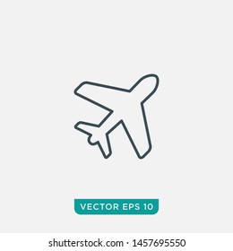 Airplane Icon Design, Vector EPS10