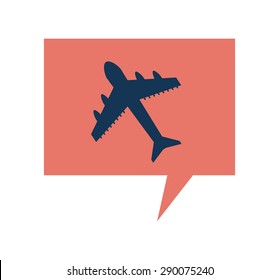 airplane icon  design, vector illustration eps10 graphic 