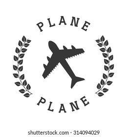 airplane icon design, vector illustration eps10 graphic 