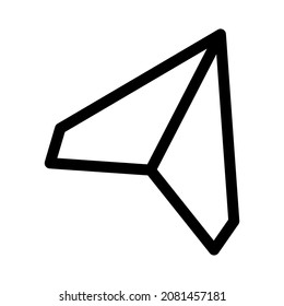 Airplane Icon Design Vector Isolated Illustration