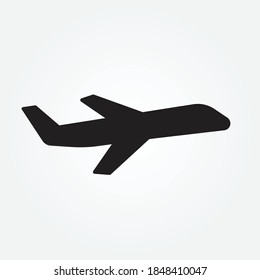 Airplane icon design vector for multiple use  