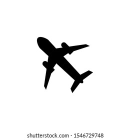 airplane icon design vector template