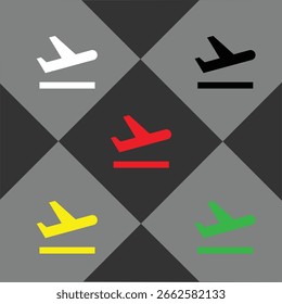 Diseño de icono de avión para su Sitio web.
