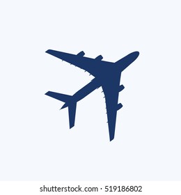 Airplane icon design,clean vector