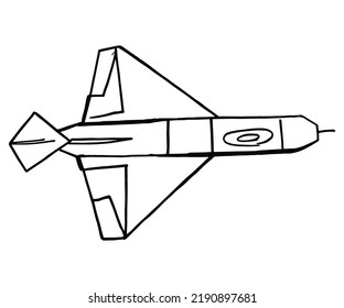 Airplane Icon Draw Flying Plane Vector Stock Vector (Royalty Free ...