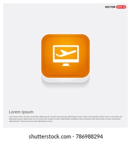 Airplane icon - EPS 10