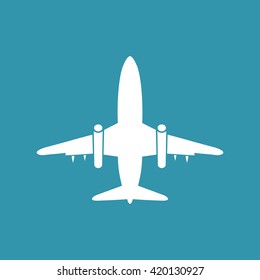 Airplane Icon. Eps-10.