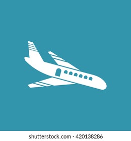 Airplane Icon. Eps-10.