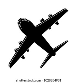 Airplane icon - flat icon