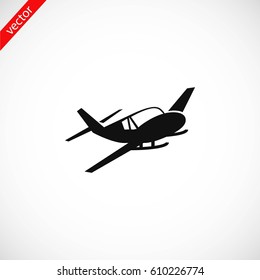 Airplane icon, flat design best vector icon