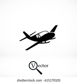 Airplane icon, flat design best vector icon