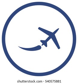 airplane Icon, flat design style