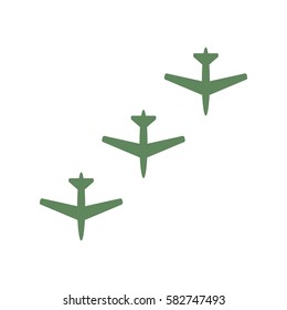 airplane Icon, flat design style