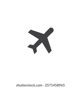 Airplane icon flat vector design