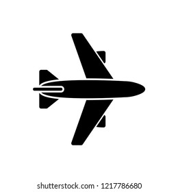 Airplane Icon. Flight, Plane  Illustration. Applied as Trendy Symbol for Design Elements, Websites, Presentation and Application - Vector.