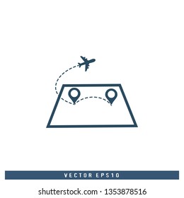 airplane icon flight symbol
