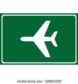 airplane icon great for any use. Vector EPS10.