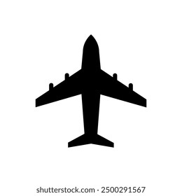 Icono de avión ilustrado en el fondo