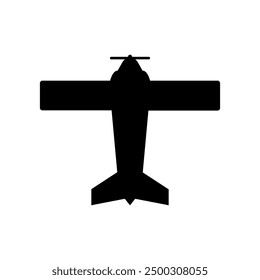 Flugzeugsymbol auf Hintergrund