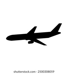 Icono de avión ilustrado en el fondo