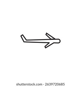 airplane icon illustration element design