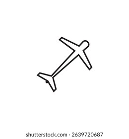 airplane icon illustration element design