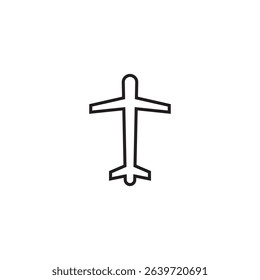 airplane icon illustration element design