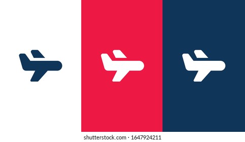 Airplane icon illustration isolated vector sign symbol