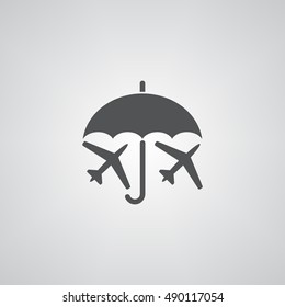 airplane icon illustration isolated vector sign symbol