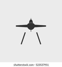 Airplane icon illustration isolated vector sign symbol