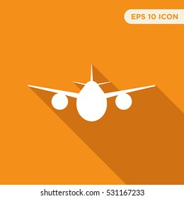 Airplane icon illustration isolated vector sign symbol