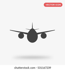 Airplane icon illustration isolated vector sign symbol
