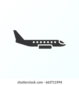 Airplane icon illustration isolated vector sign symbol