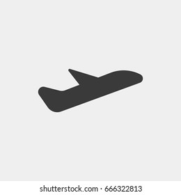 Airplane  icon illustration isolated vector sign symbol