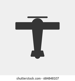 Airplane  icon illustration isolated vector sign symbol