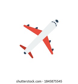 Airplane icon isolated on white background