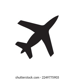 airplane icon isolated on white background. using eps 10 format