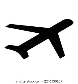 icono del avión aislado isométrico sobre fondo blanco. Ilustración del vector