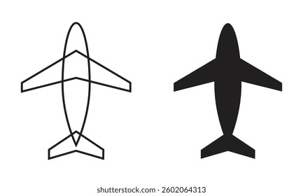 Airplane Icon, Line Art And Vector Collection